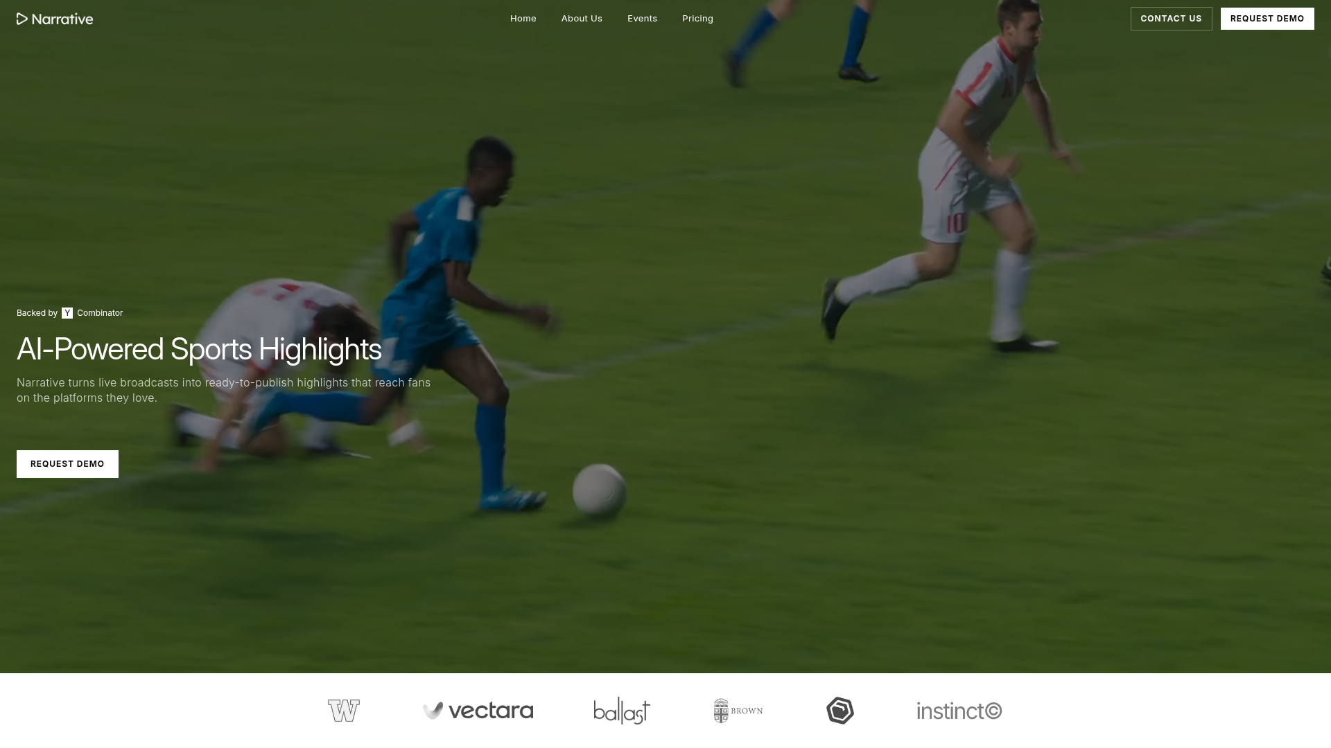 Narrative screenshot