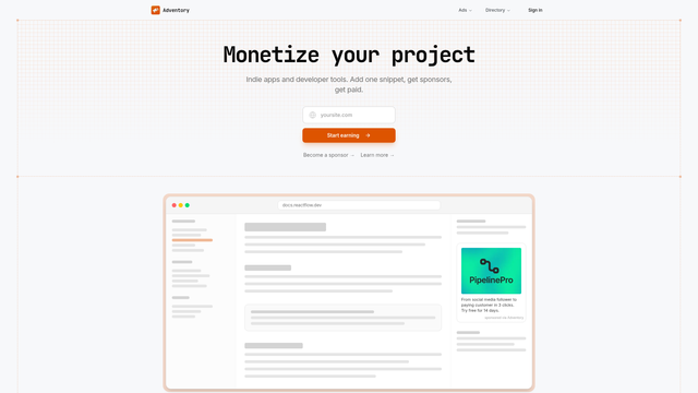 Adventory screenshot