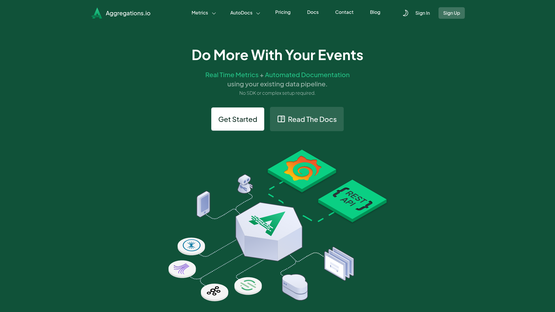 Aggregations.io screenshot