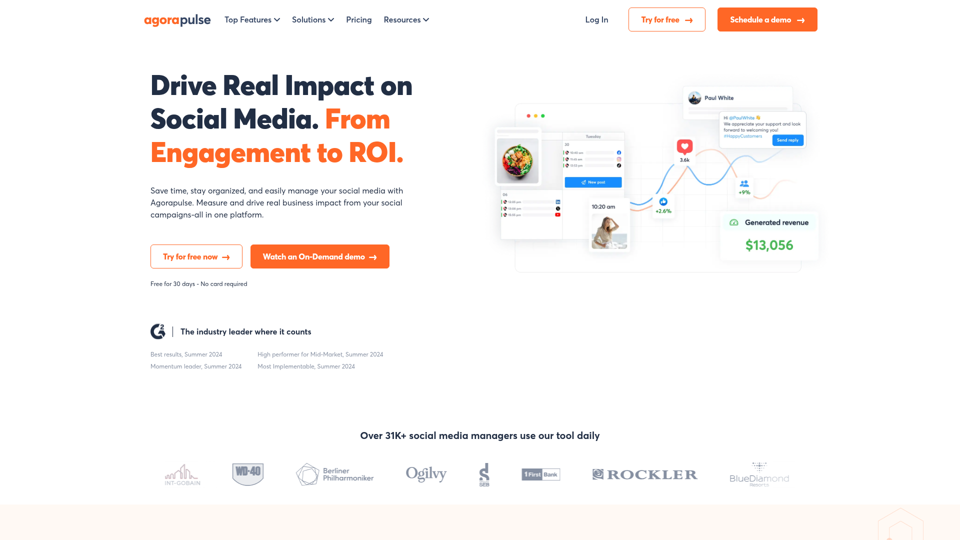 Agorapulse screenshot