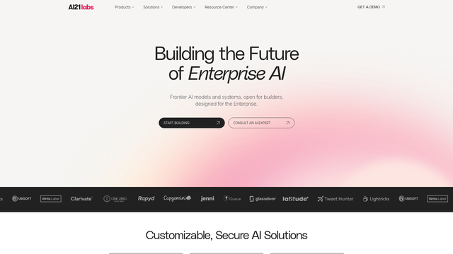 AI21 Labs screenshot