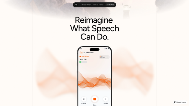 AI Transcribe screenshot