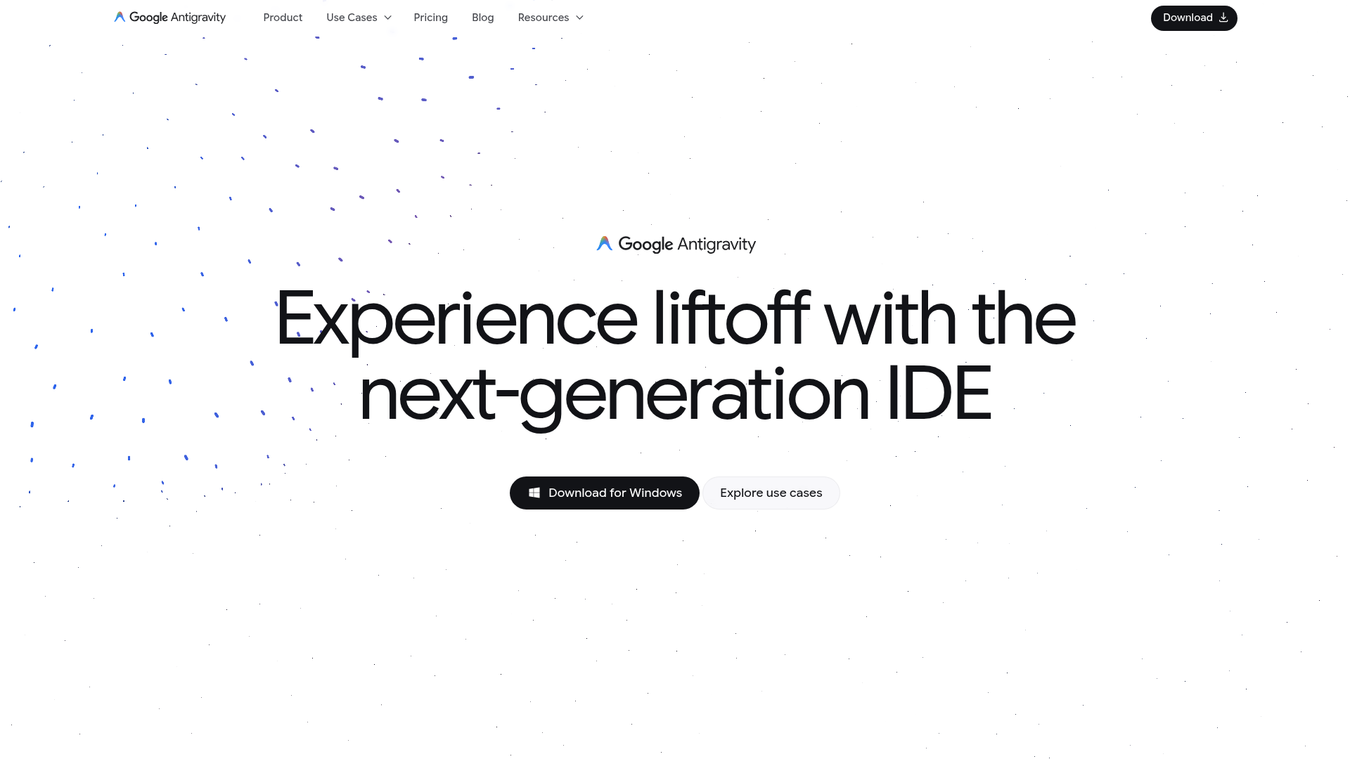 Google Antigravity screenshot