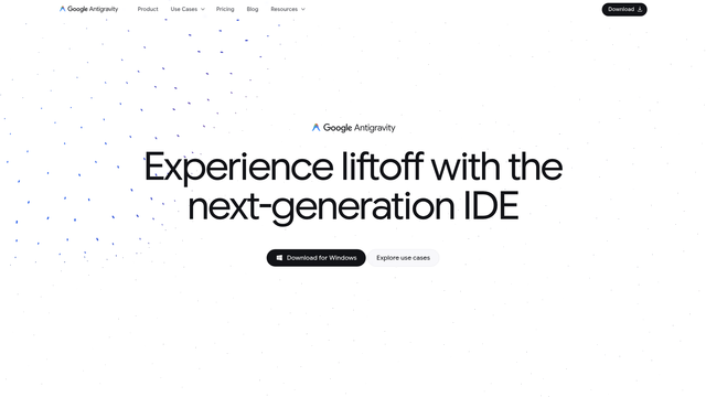 Google Antigravity screenshot