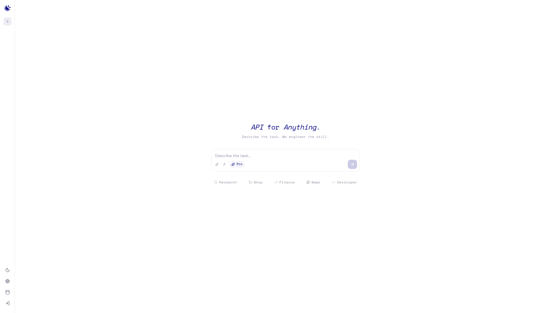 Anything API screenshot