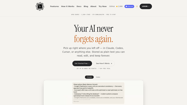 Basic Memory screenshot