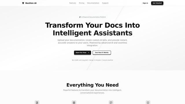Bastion AI screenshot