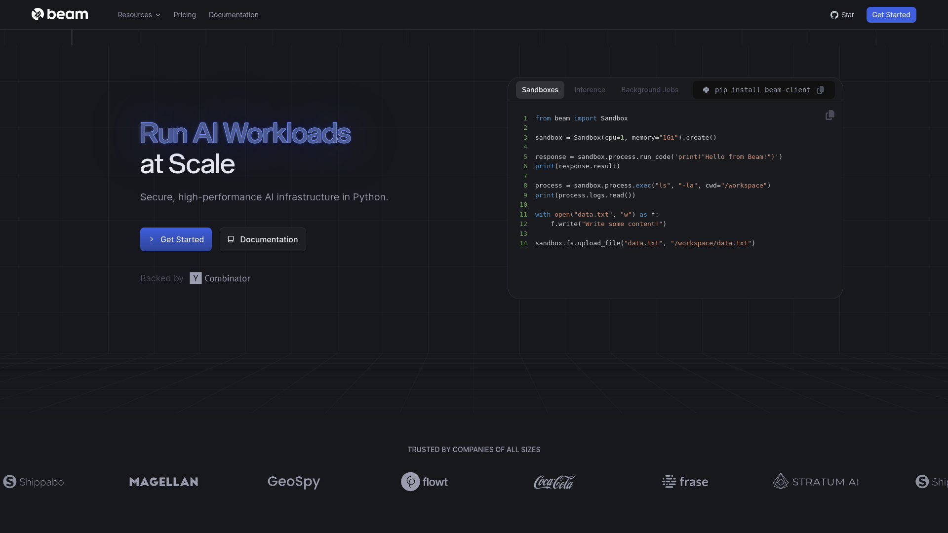 beam+cloud