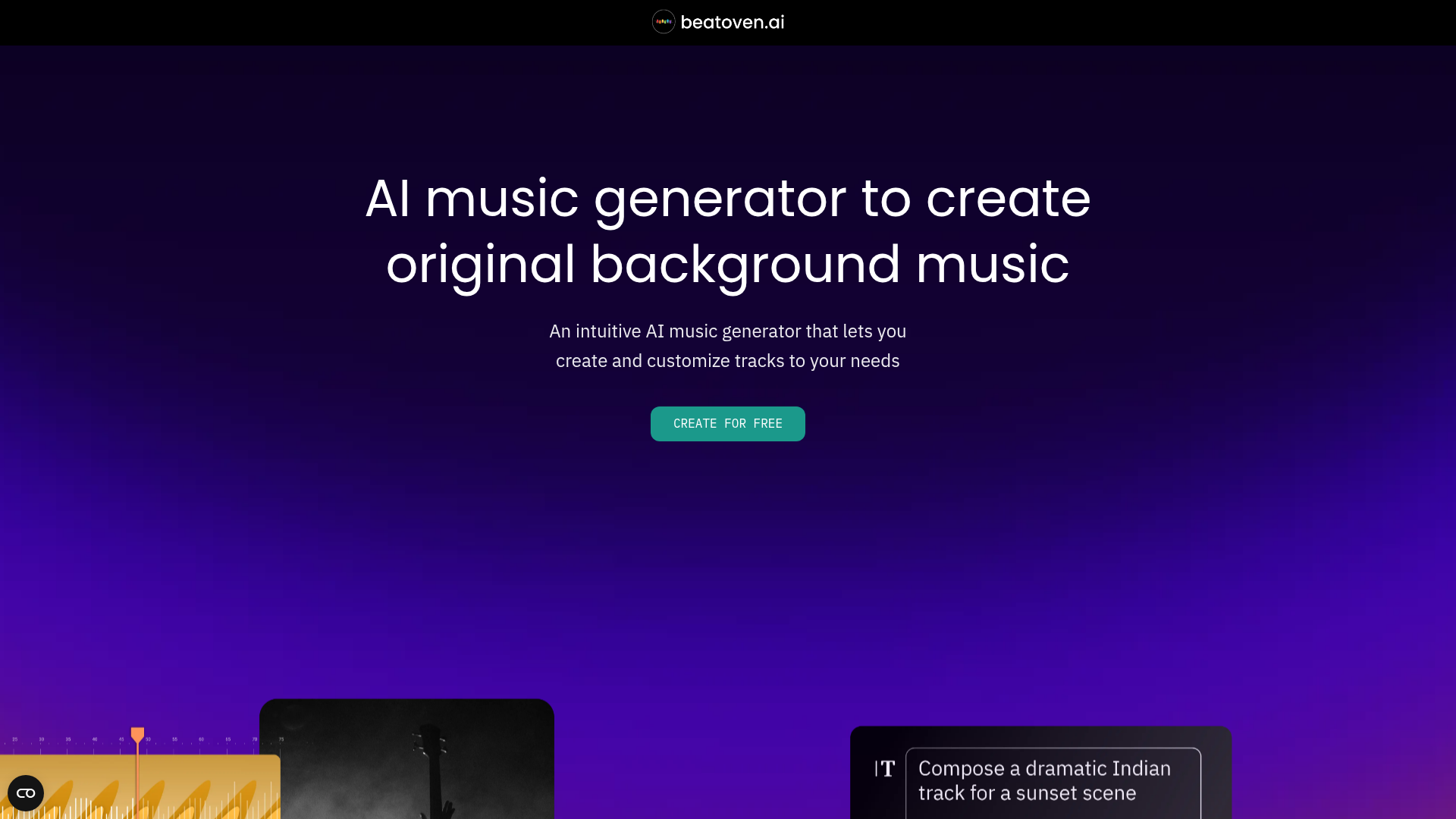 Beatoven.ai screenshot