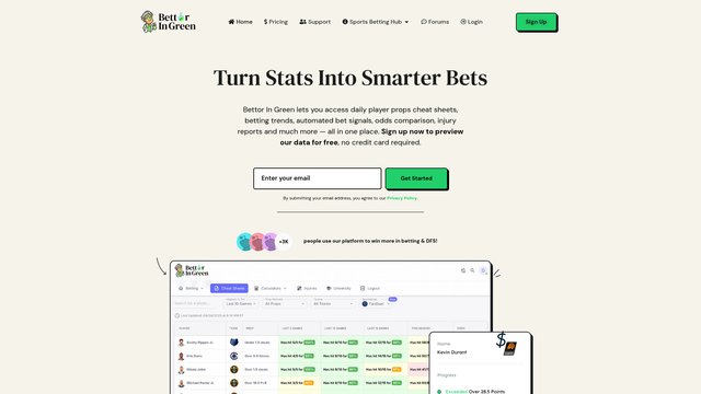 Bettor In Green