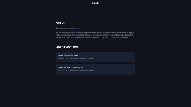 Vibe Kanban screenshot