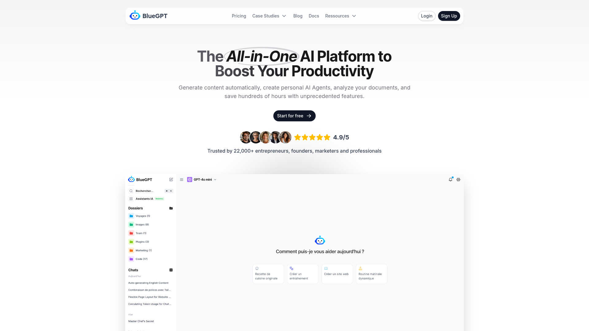 bluegpt+app