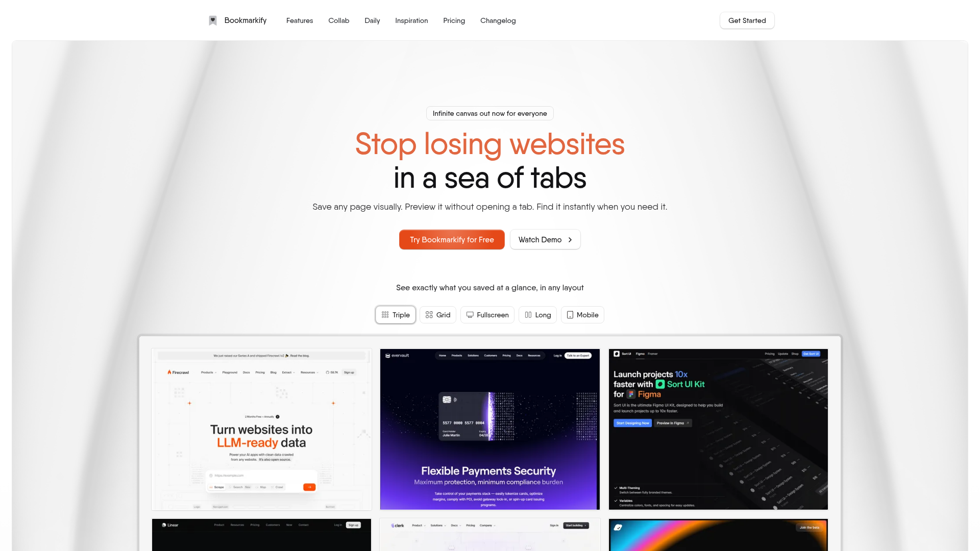 Bookmarkify screenshot