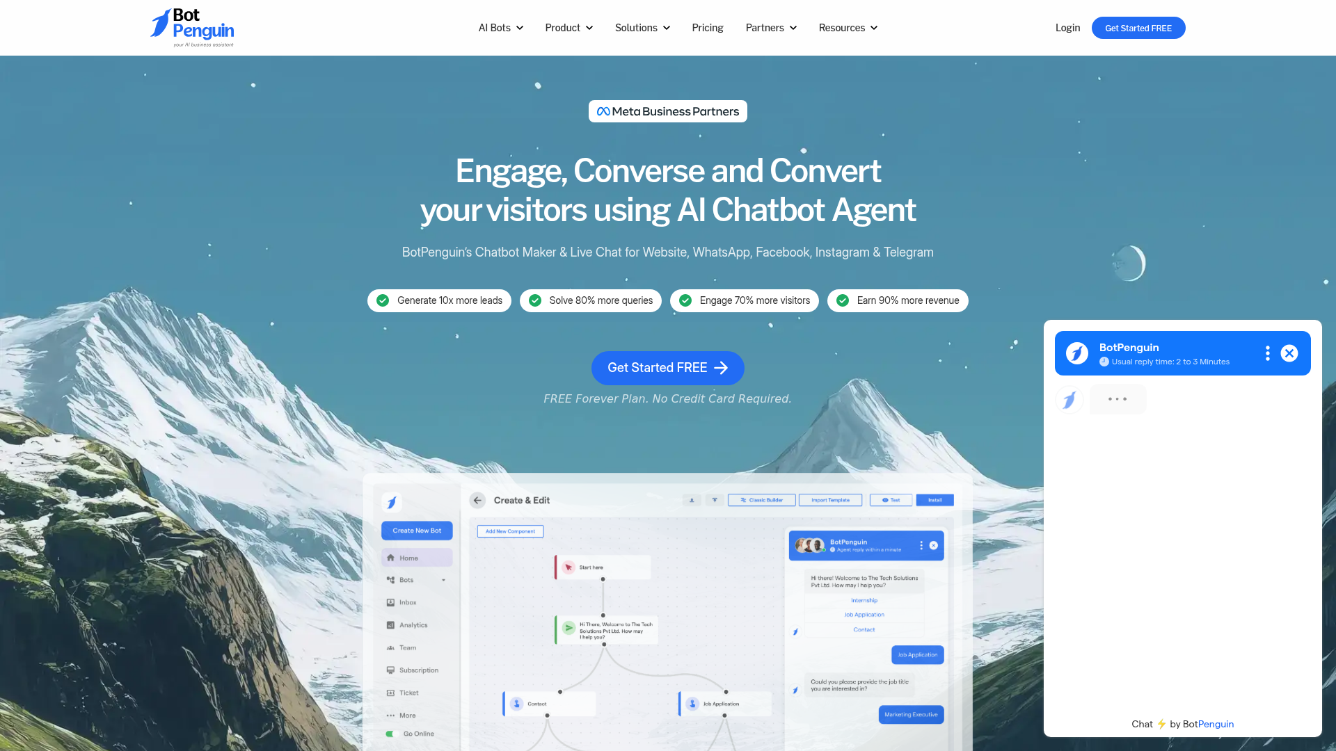 BotPenguin screenshot