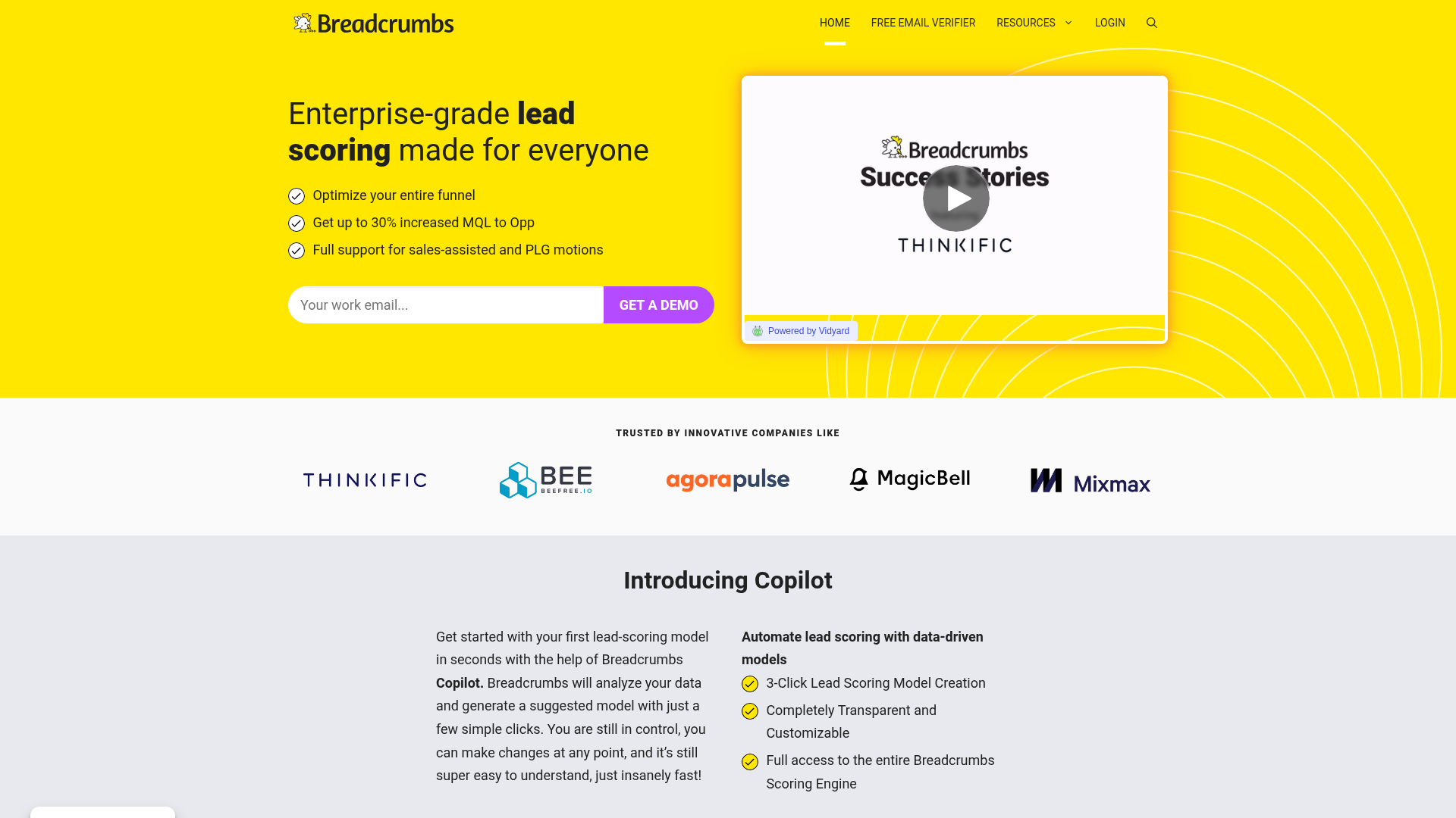 Breadcrumbs screenshot