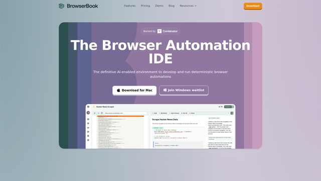 BrowserBook screenshot