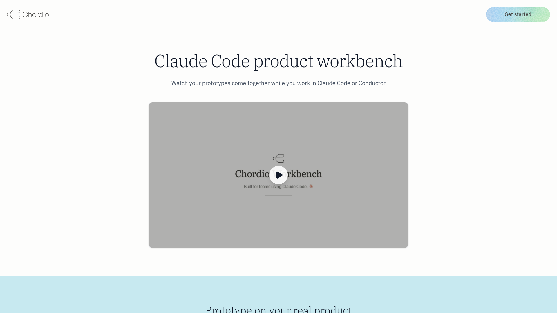 Chordio Workbench screenshot