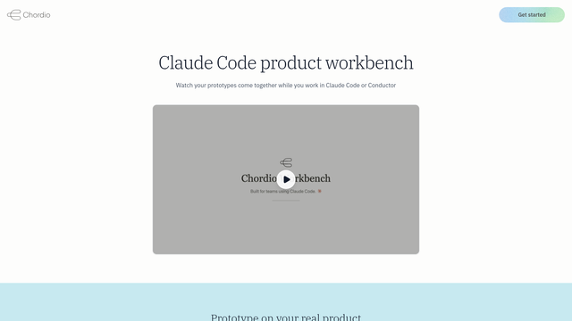 Chordio Workbench screenshot