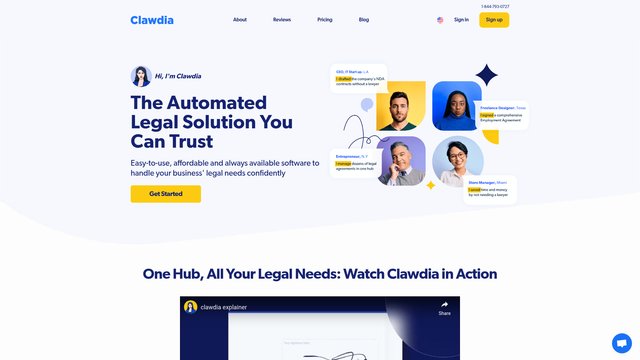 Clawdia AI screenshot