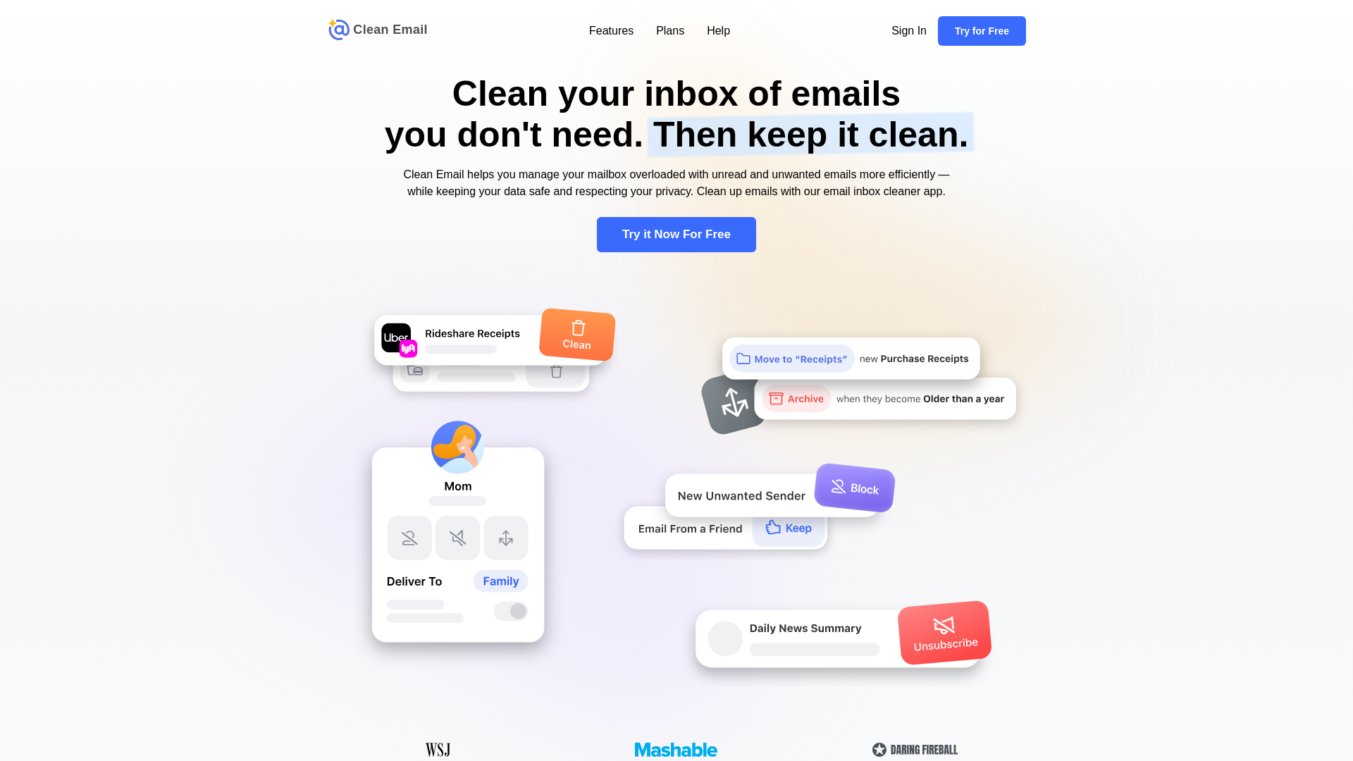 clean+email