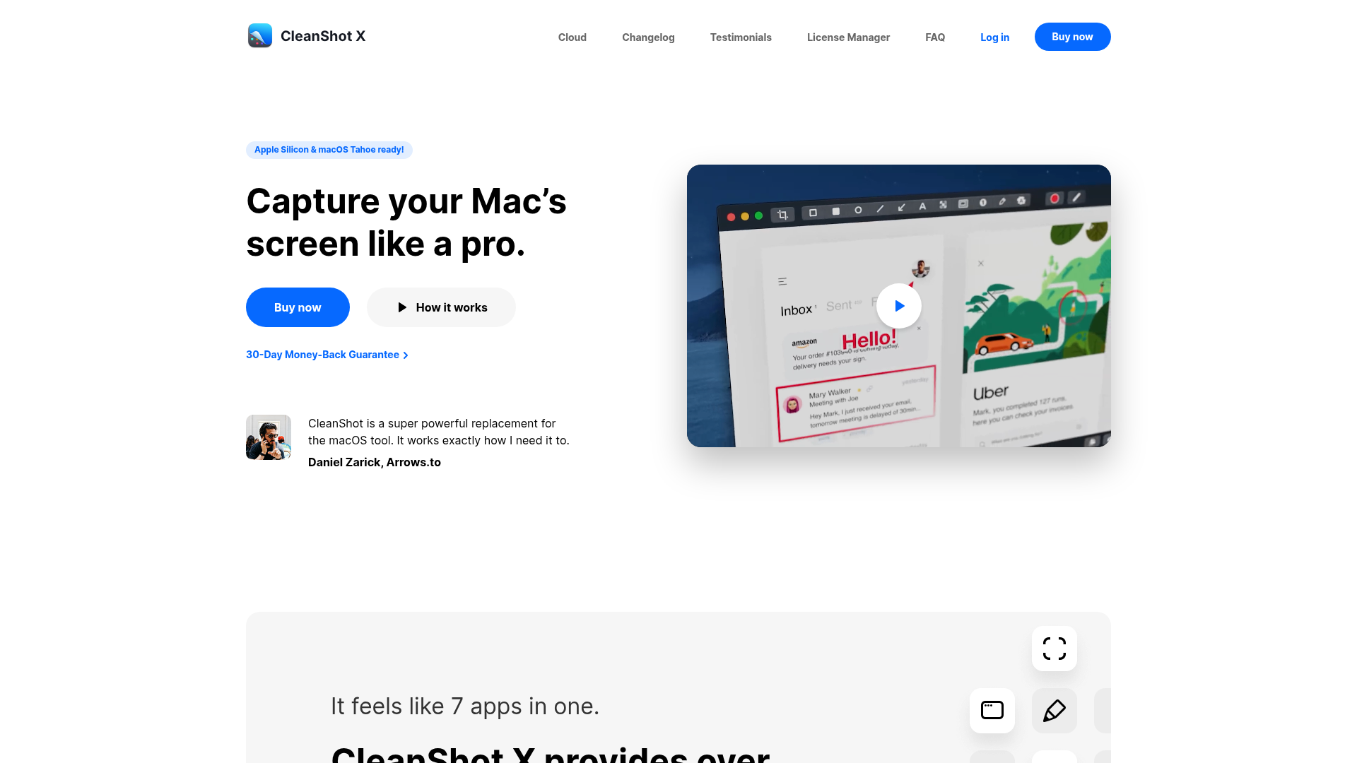 CleanShot X screenshot