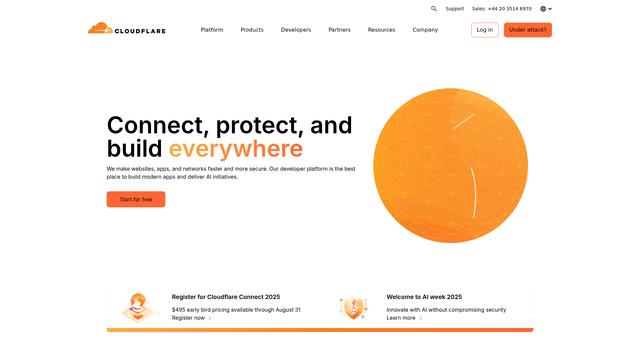 Cloudflare screenshot