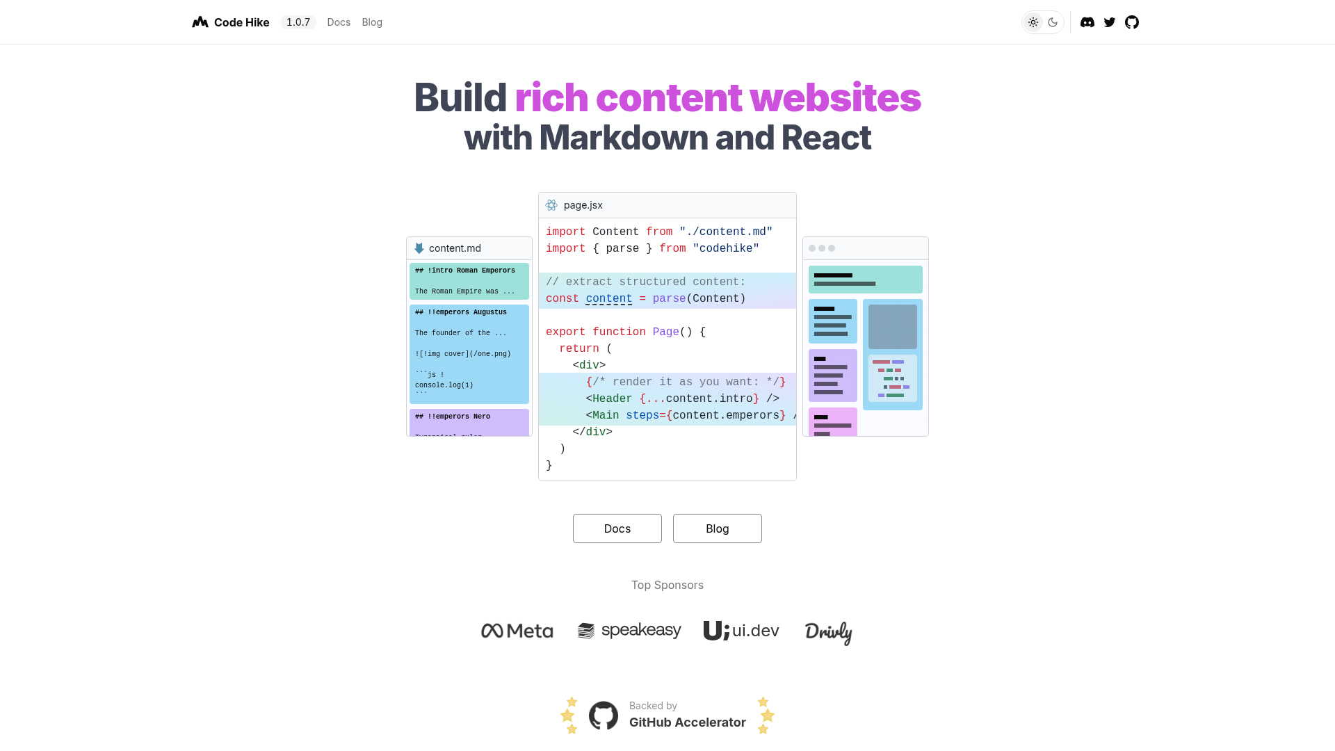 Code Hike screenshot