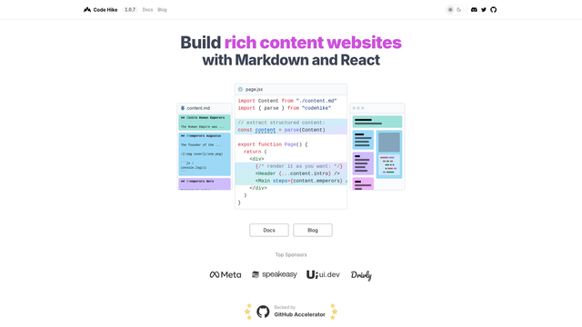 Code Hike screenshot