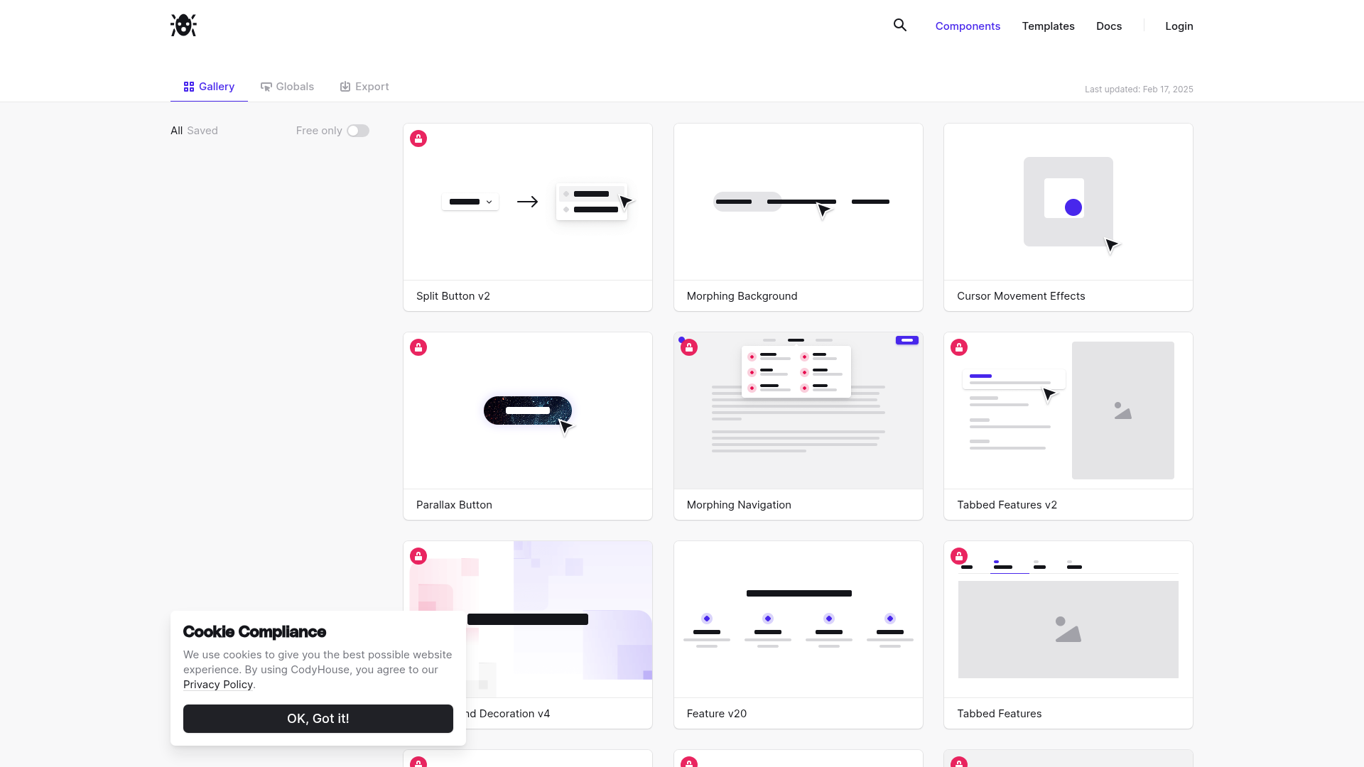 CodyHouse screenshot