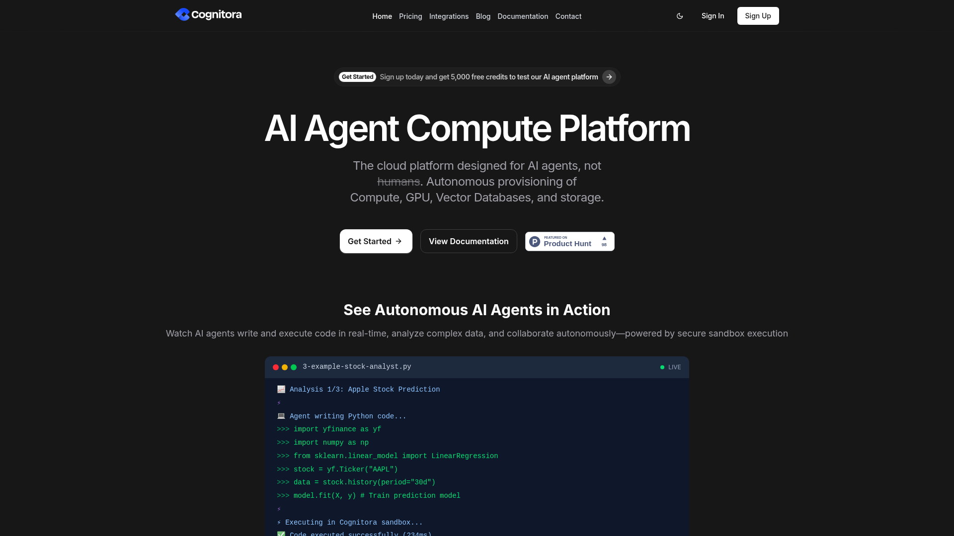 Cognitora screenshot