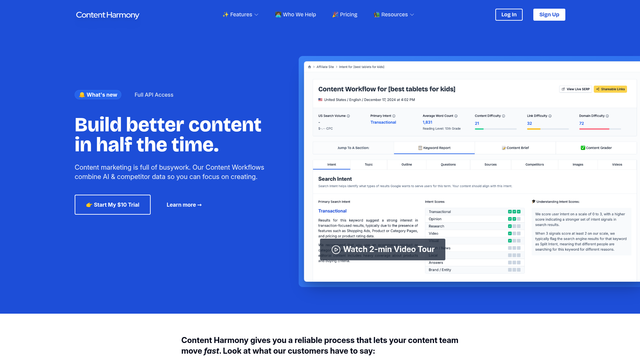 Content Harmony screenshot