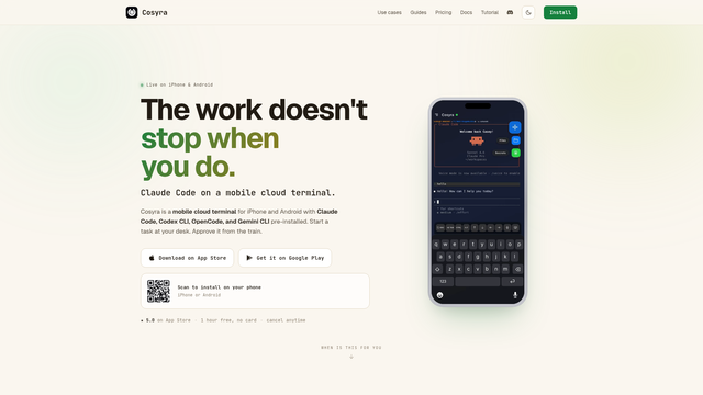 Cosyra screenshot