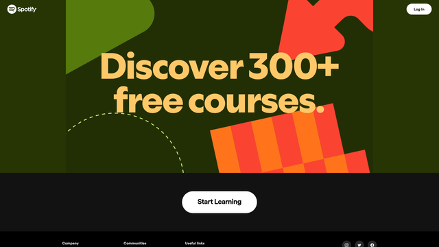 Spotify Courses screenshot