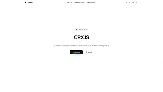 CRXJS screenshot