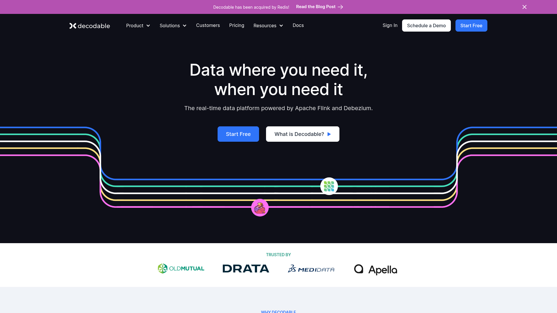 Decodable screenshot