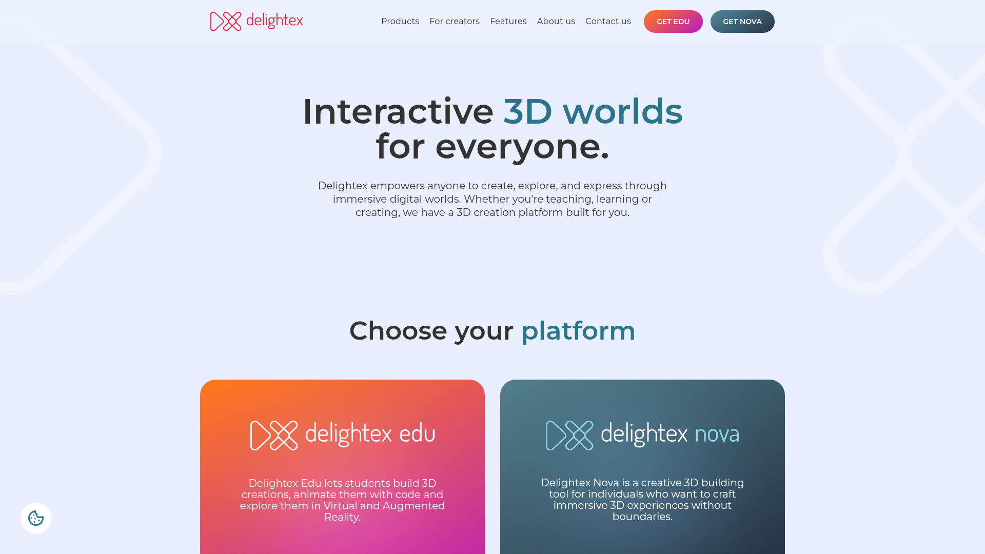 Delightex screenshot