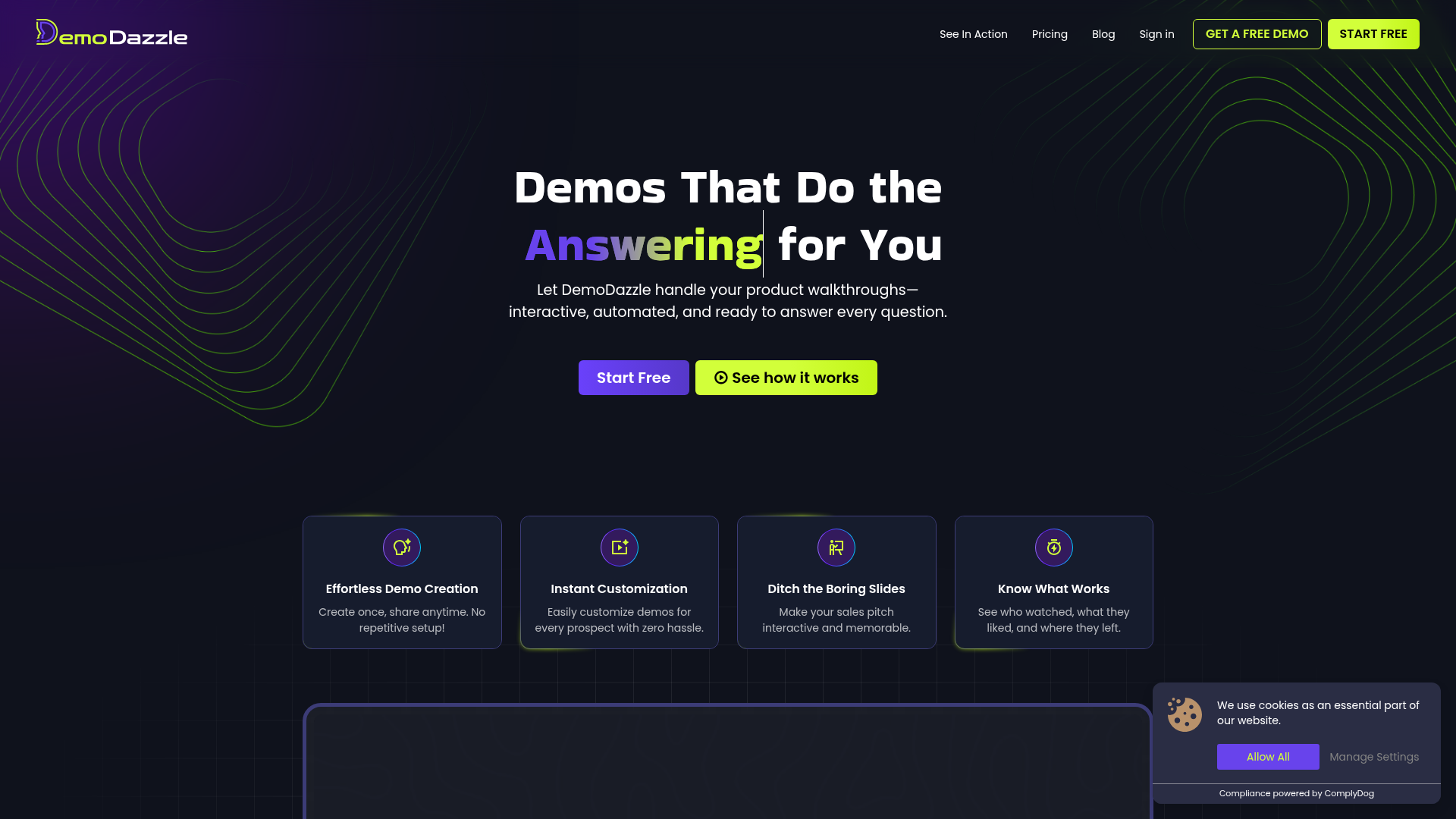 DemoDazzle screenshot