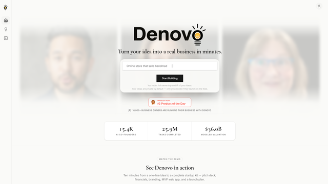 Denovo screenshot