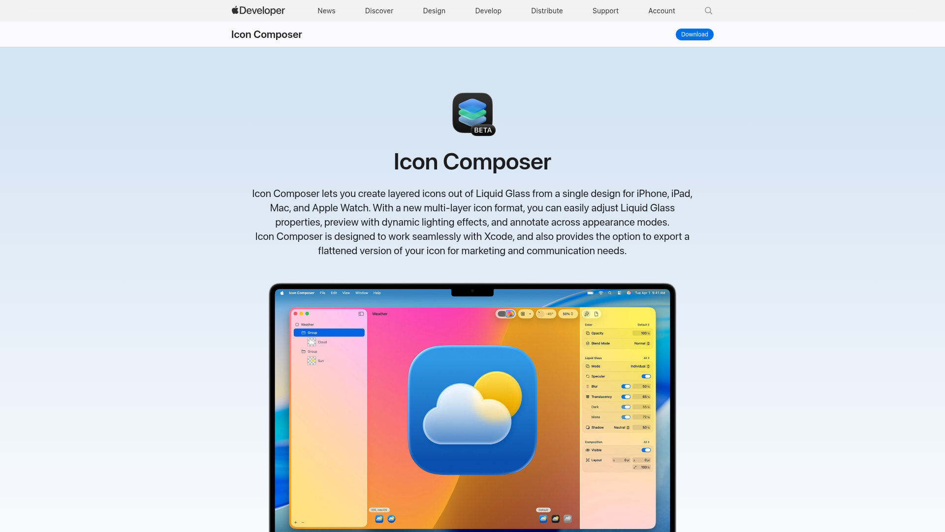 Icon Composer screenshot