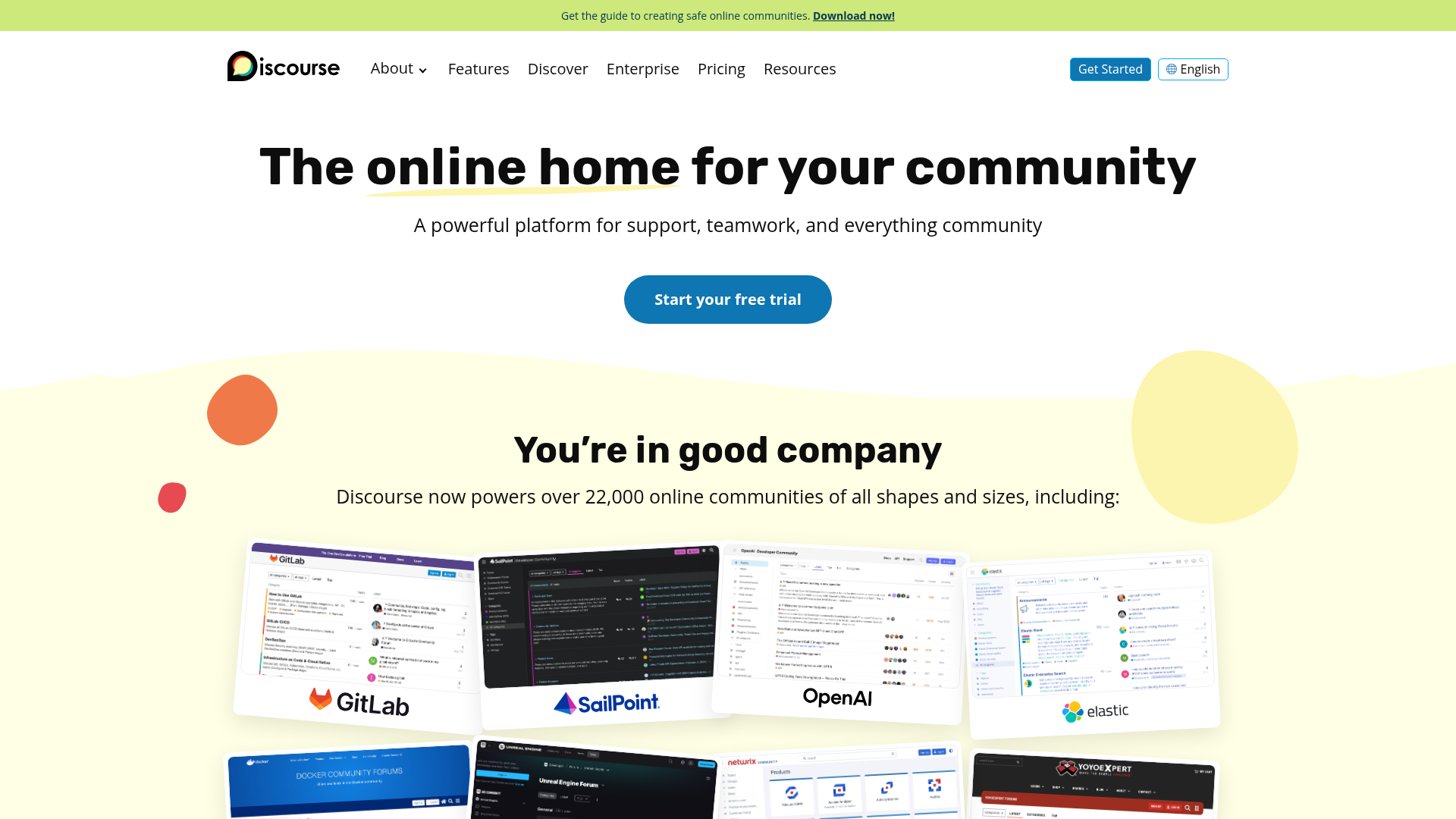 Discourse screenshot