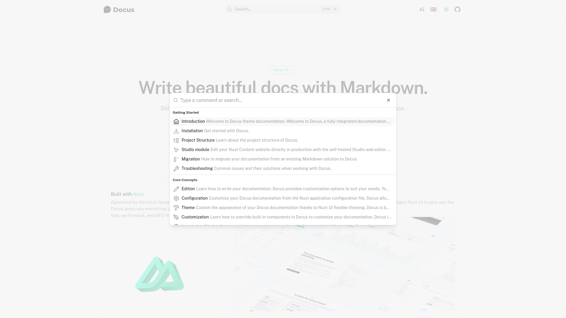 Docus screenshot