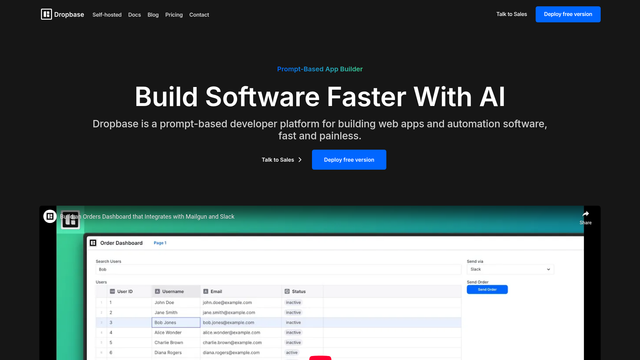 Dropbase AI