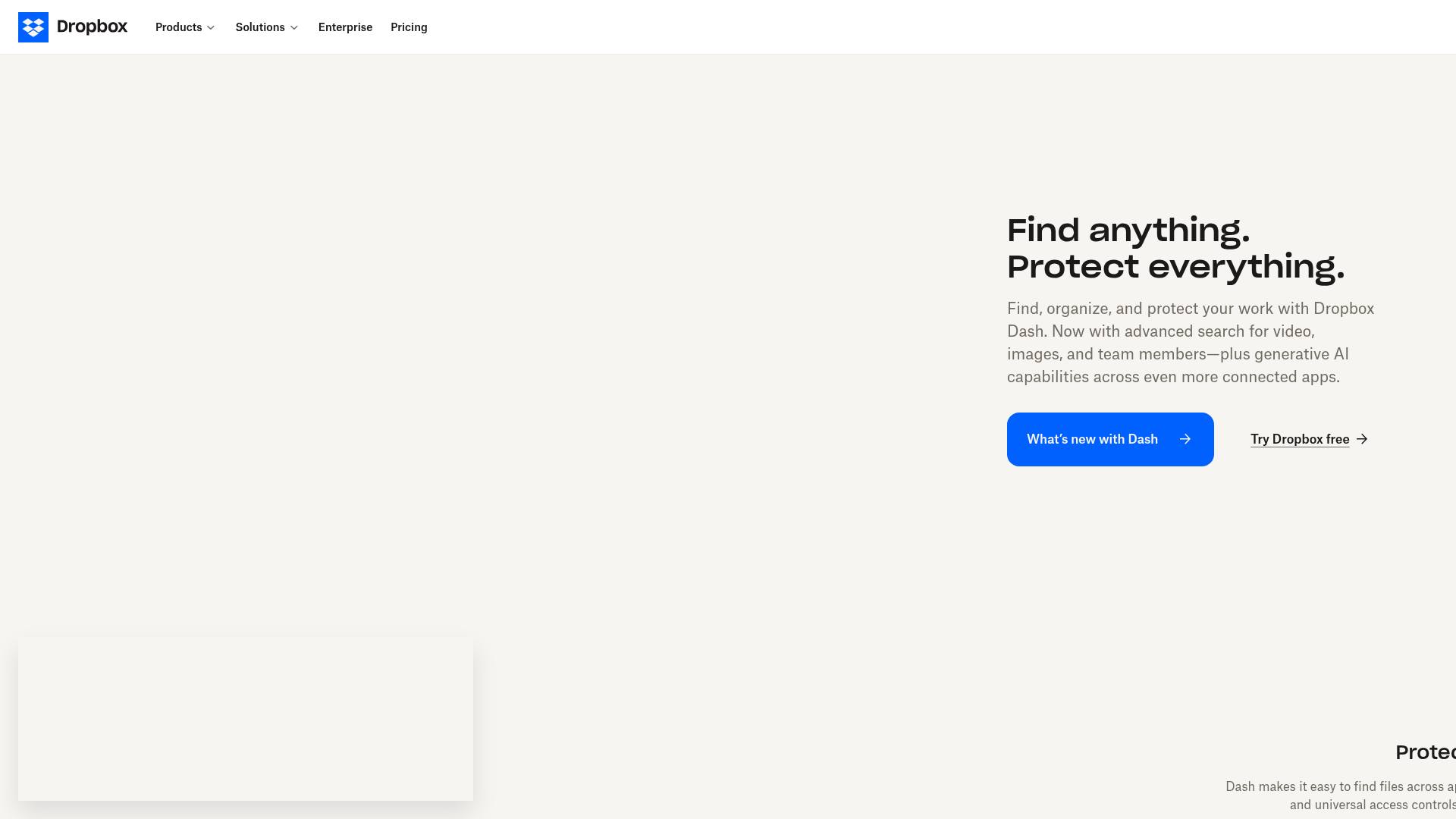 Dropbox screenshot
