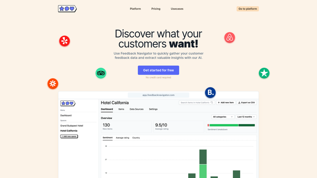 Feedback Navigator screenshot