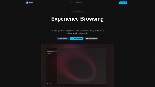 Flow Browser screenshot