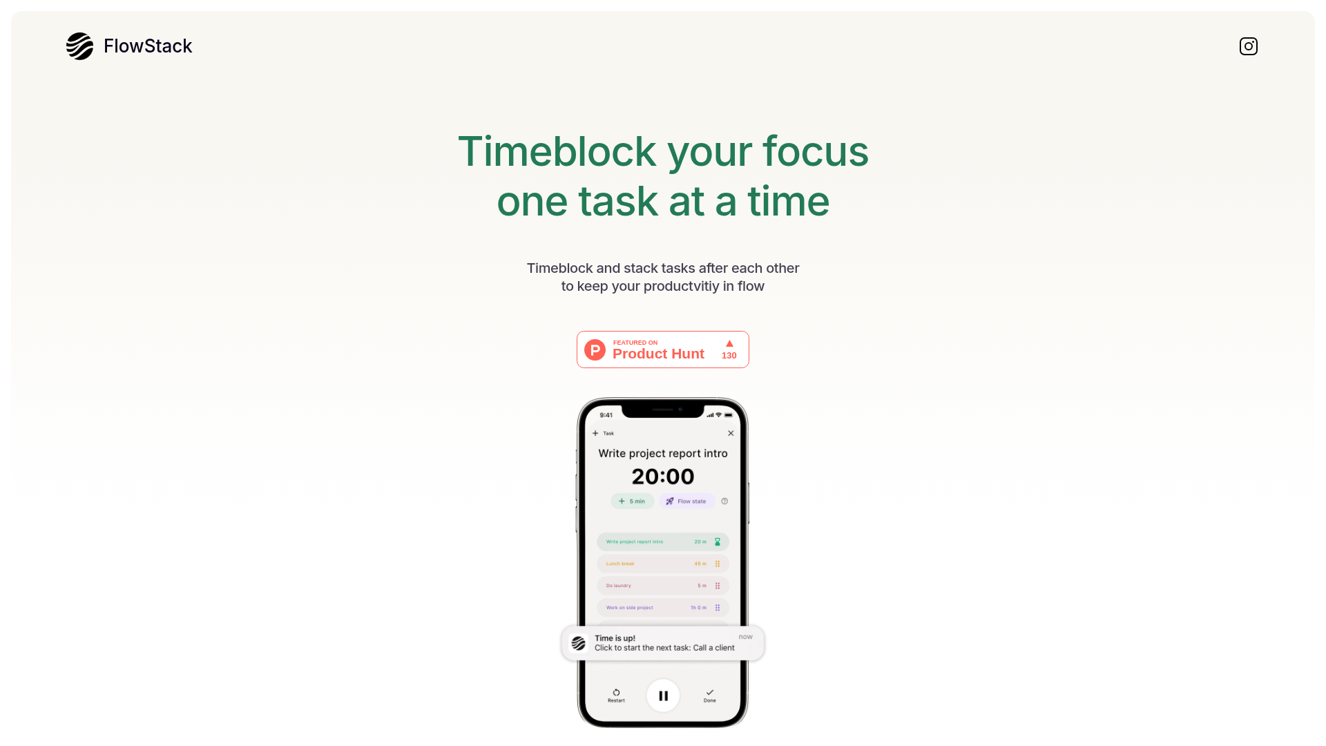 FlowStack screenshot