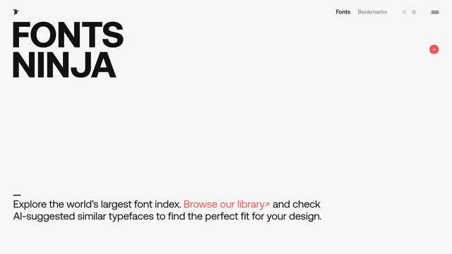 Fonts Ninja screenshot