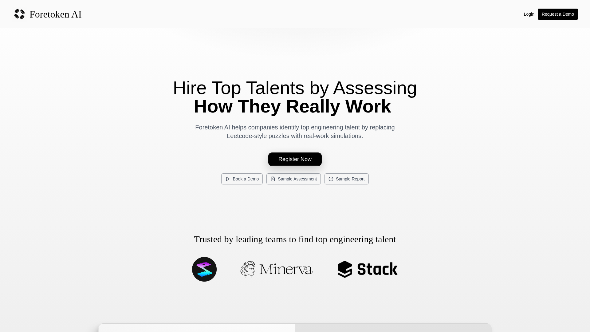 Foretoken AI screenshot