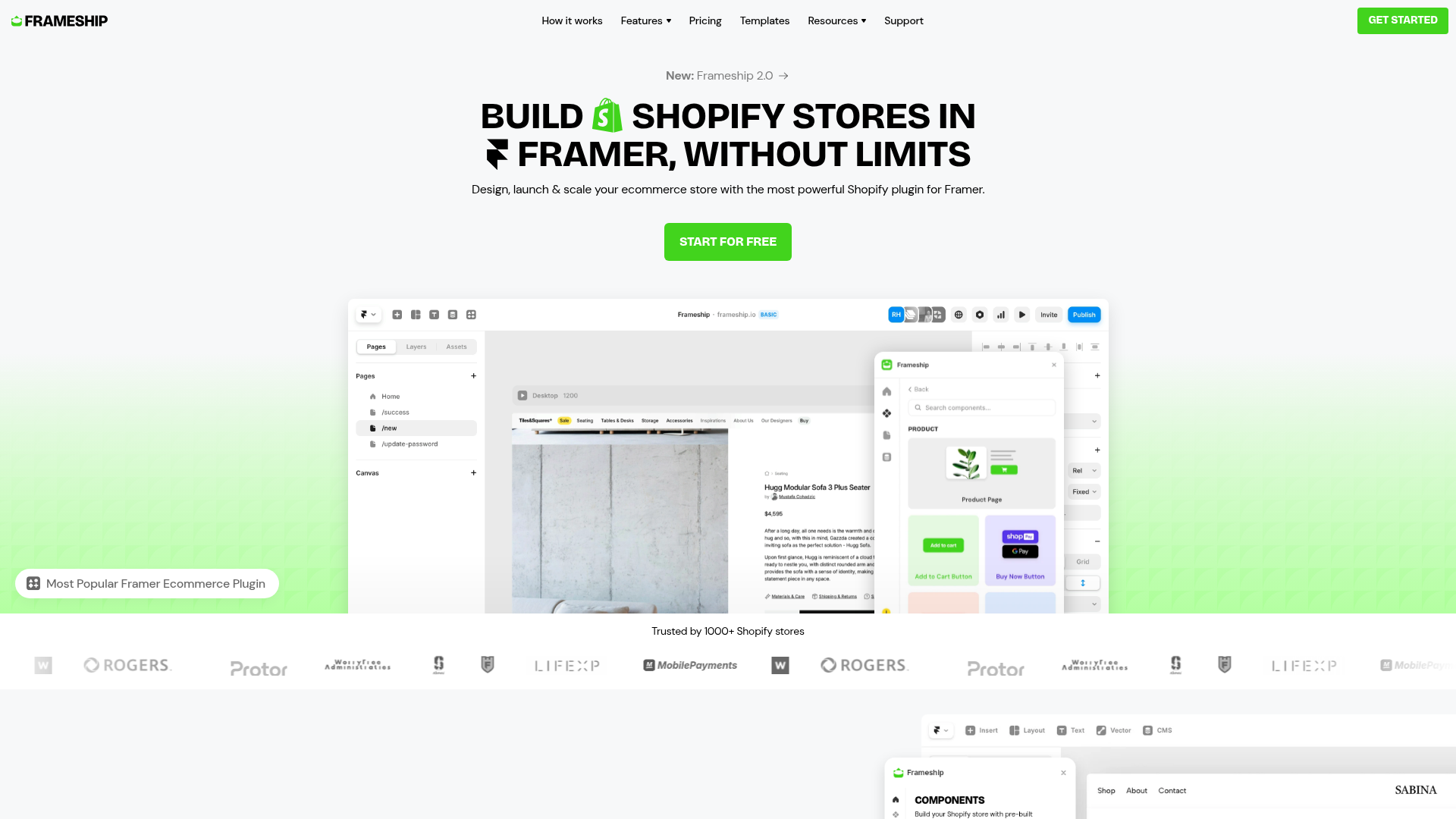 Frameship screenshot