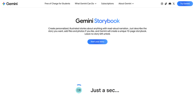 Gemini Storybook screenshot
